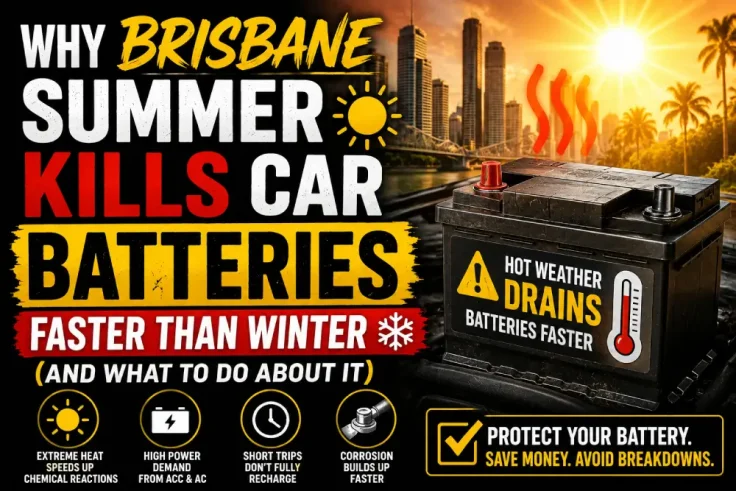 Brisbane Summer Car Battery